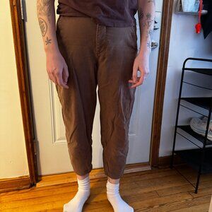 Everlane Utility Barrel Pants – Brown – Size 6